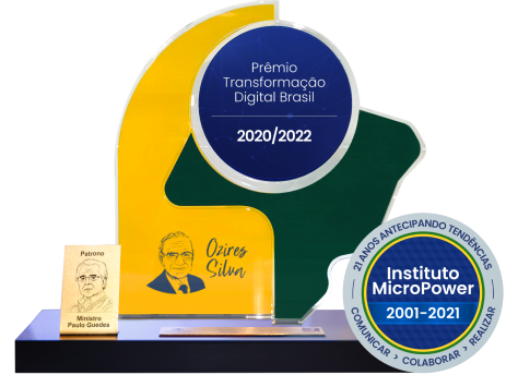 Troféu Premio Transformação Digital Brasil 2020/2022