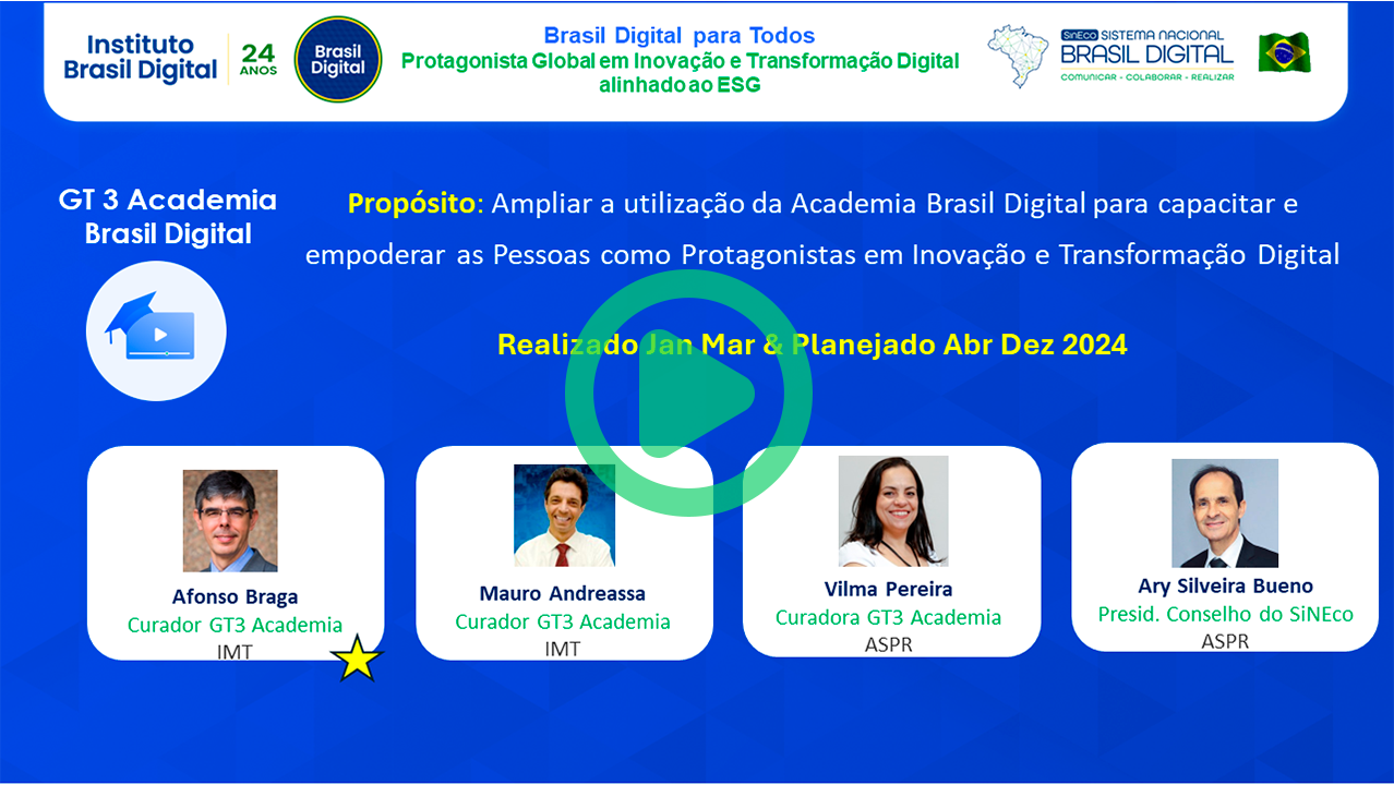 GT3 – Academia Brasil Digital